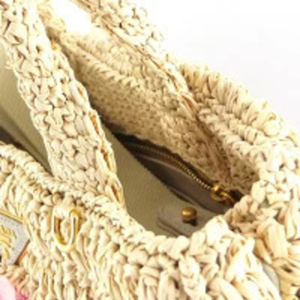 Prada Canapa Bag Tote Raffia - Picture 6 of 9